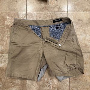 Bonobos Washed Chinos Shorts 7" Inseam 30 Waist